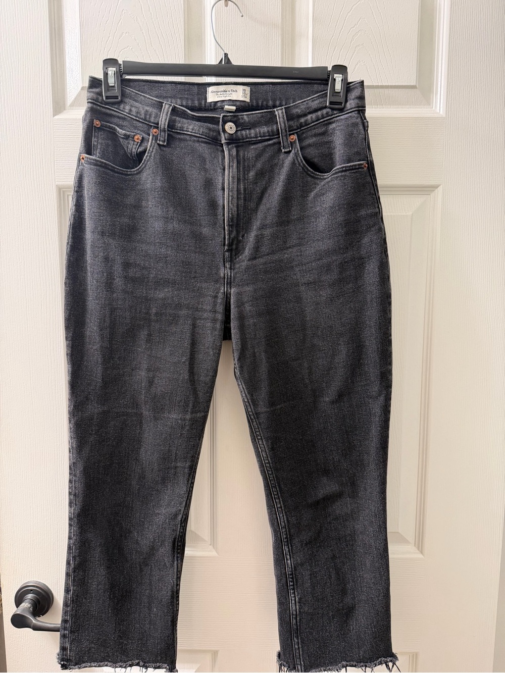 Abercrombie & Fitch Ankle Straight Ultra High-rise Curve Love Short